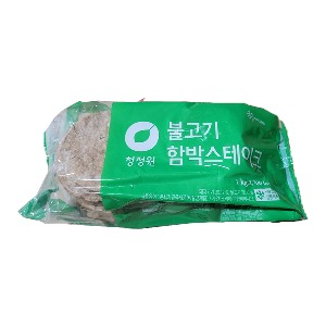 냉동 청정원 불고기 함박 스테이크 1kg
